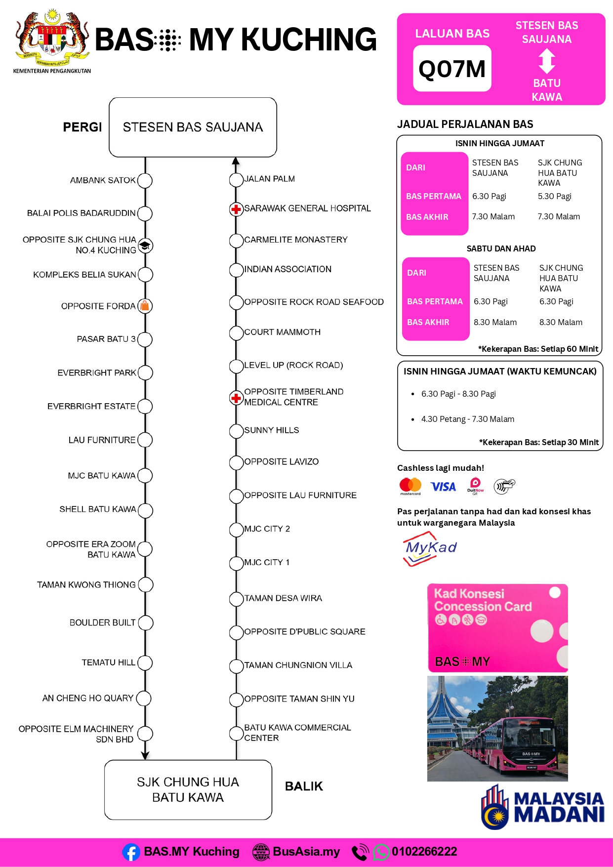Batu Kawa Route